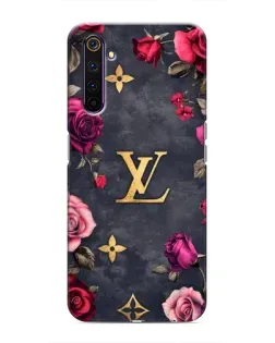 Чехол для Realme 6 Pro с картинкой «Цветочный Louis Vuitton»
