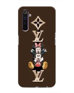 Чехол для Realme 6 Pro с картинкой «LV и Микки Маус»