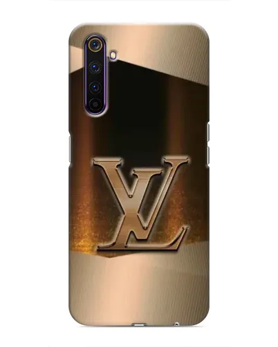 Чехол для Realme 6 Pro с картинкой «LV — золотое сияние»