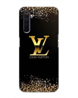 Чехол для Realme 6 Pro с картинкой «LV — золотые искры»