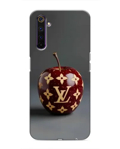 Чехол для Realme 6 Pro с картинкой «Красное яблоко LV»