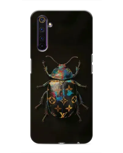 Чехол для Realme 6 Pro с картинкой «LV — мраморный принт»