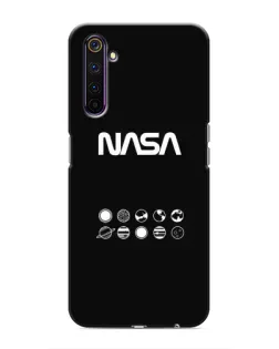 Чехол для Realme 6 Pro с картинкой «NASA — технический принт»