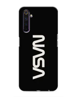 Чехол для Realme 6 Pro с картинкой «NASA — вертикальный логотип»