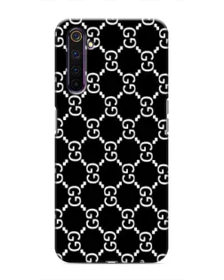 Чехол для Realme 6 Pro с картинкой «Gucci — сетчатый паттерн»