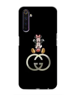 Чехол для Realme 6 Pro с картинкой «Минни Маус на лого»