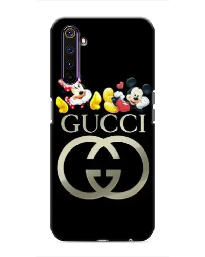 Чехол для Realme 6 Pro с картинкой «Gucci — герои Disney»