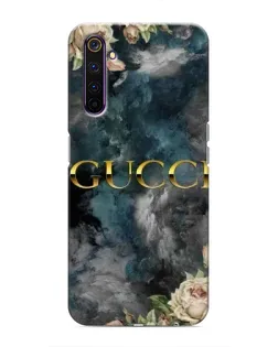 Чехол для Realme 6 Pro с картинкой «Абстрактные цветы Gucci»