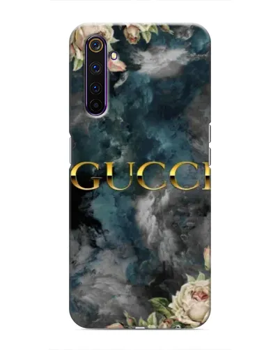 Чехол для Realme 6 Pro с картинкой «Абстрактные цветы Gucci»