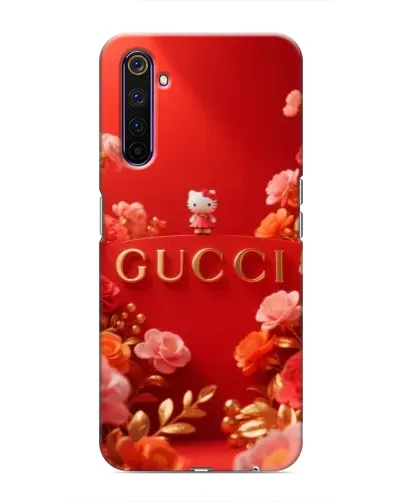 Чехол для Realme 6 Pro с картинкой «Gucci — золотой сад»