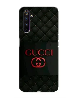 Чехол для Realme 6 Pro с картинкой «Gucci — стеганый черный»