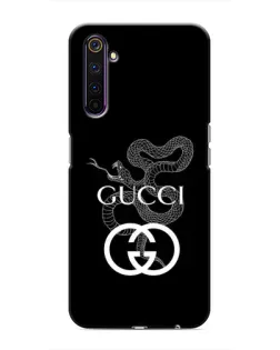 Чехол для Realme 6 Pro с картинкой «Gucci — серебряная змея»