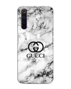 Чехол для Realme 6 Pro с картинкой «Gucci — мраморный шик»