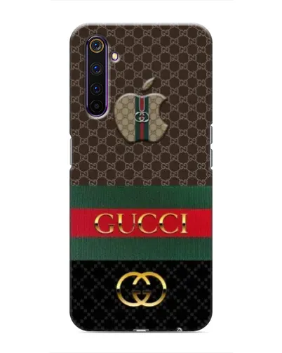 Чехол для Realme 6 Pro с картинкой «Gucci — брендированный десерт»