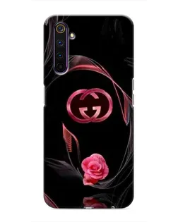Чехол для Realme 6 Pro с картинкой «Gucci — неоновая роза»