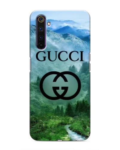 Чехол для Realme 6 Pro с картинкой «Gucci — горный пейзаж»
