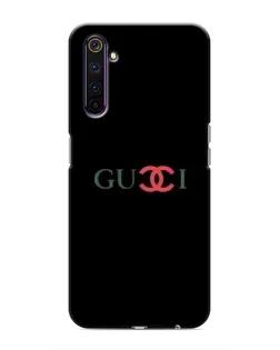 Чехол для Realme 6 Pro с картинкой «Gucci — красный градиент»