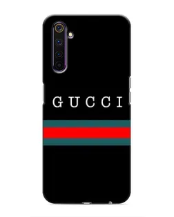 Чехол для Realme 6 Pro с картинкой «Gucci — красный пояс»