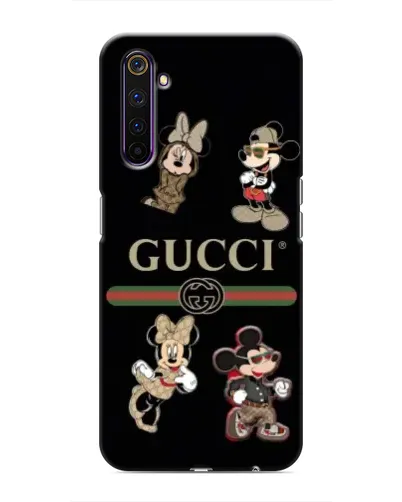 Чохол для Realme 6 Pro з картинкою «Gucci — герої Disney та монограма» Чохол для Realme 6 Pro з картинкою «Gucci — герої Disney та монограма»