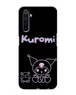 Чохол для Realme 6 Pro з картинкою «Kuromi — чорний мінімалізм» Чохол для Realme 6 Pro з картинкою «Kuromi — чорний мінімалізм»