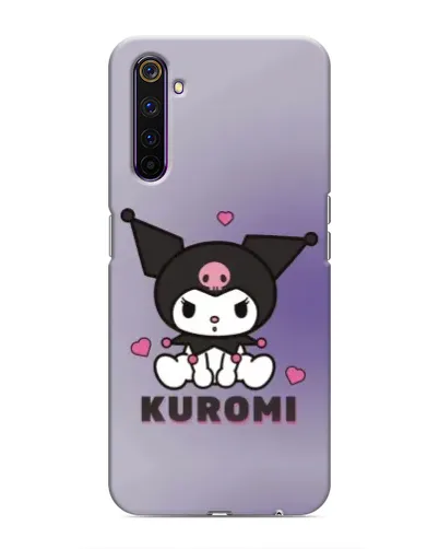 Чехол для Realme 6 Pro с картинкой «Kuromi — фиолетовый арт» Чехол для Realme 6 Pro с картинкой «Kuromi — фиолетовый арт»