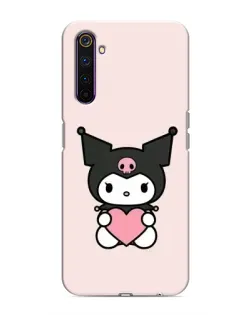 Чехол для Realme 6 Pro с картинкой «Kuromi и сердце» Чехол для Realme 6 Pro с картинкой «Kuromi и сердце»