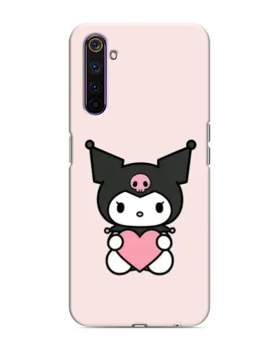 Чехол для Realme 6 Pro с картинкой «Kuromi и сердце» Чехол для Realme 6 Pro с картинкой «Kuromi и сердце»