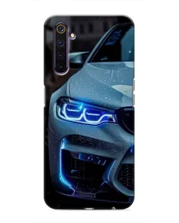 Чохол для Realme 6 Pro з картинкою «Погляд BMW з синіми фарами» Чохол для Realme 6 Pro з картинкою «Погляд BMW з синіми фарами»