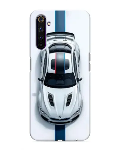 Чехол для Realme 6 Pro с картинкой «Вид сверху — BMW M»