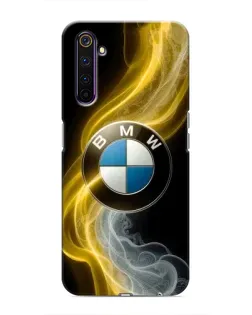 Чохол для Realme 6 Pro з картинкою «Золотистий дим BMW» Чохол для Realme 6 Pro з картинкою «Золотистий дим BMW»