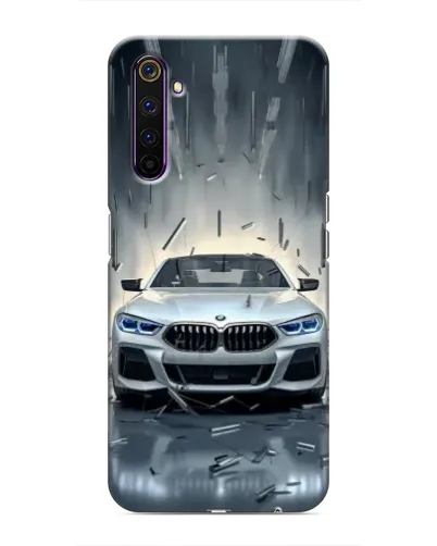 Чехол для Realme 6 Pro с картинкой «BMW в свете фар»
