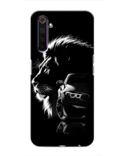 Чохол для Realme 6 Pro з картинкою «BMW та лев» Чохол для Realme 6 Pro з картинкою «BMW та лев»