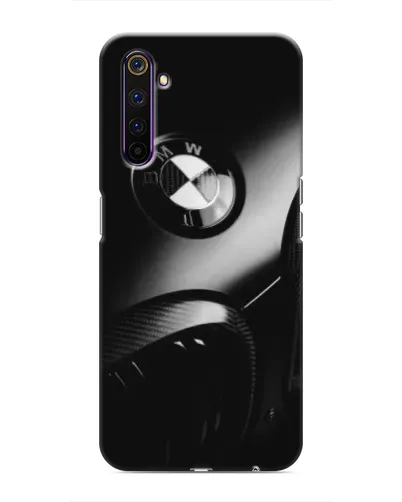 Чехол для Realme 6 Pro с картинкой «Эмблема BMW — макро»