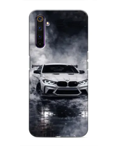 Чехол для Realme 6 Pro с картинкой «BMW сквозь туман»