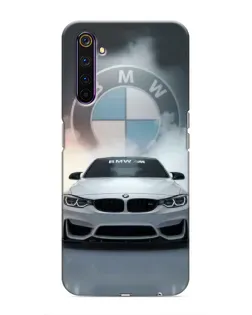 Чохол для Realme 6 Pro з картинкою «BMW в білому диму» Чохол для Realme 6 Pro з картинкою «BMW в білому диму»