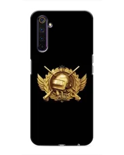 Чехол для Realme 6 Pro с картинкой «PUBG — оранжевый градиент»