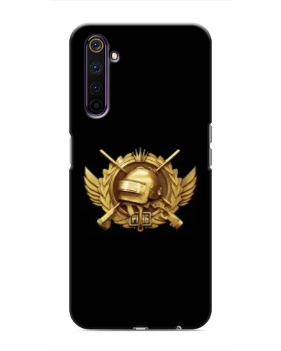 Чехол для Realme 6 Pro с картинкой «PUBG — оранжевый градиент»