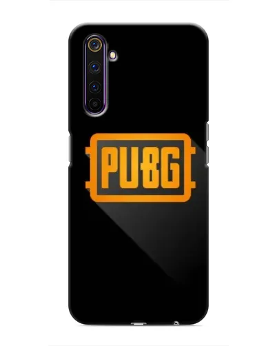 Чехол для Realme 6 Pro с картинкой «PUBG — рамка лого»