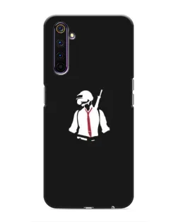 Чехол для Realme 6 Pro с картинкой «PUBG — силуэт воина» Чехол для Realme 6 Pro с картинкой «PUBG — силуэт воина»