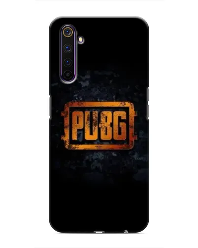 Чехол для Realme 6 Pro с картинкой «PUBG — золотой логотип»