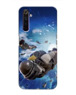 Чехол для Realme 6 Pro с картинкой «Десант PUBG — прыжок» Чехол для Realme 6 Pro с картинкой «Десант PUBG — прыжок»