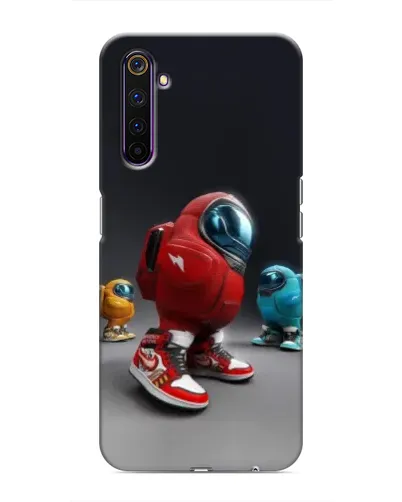 Чехол для Realme 6 Pro с картинкой «Among Us — 3D стиль»