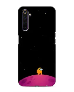 Чехол для Realme 6 Pro с картинкой «Одинокий герой на планете»