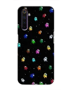 Чехол для Realme 6 Pro с картинкой «Экипаж Among Us»