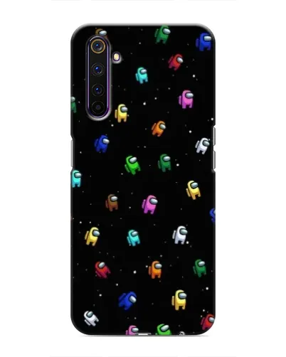 Чехол для Realme 6 Pro с картинкой «Экипаж Among Us»