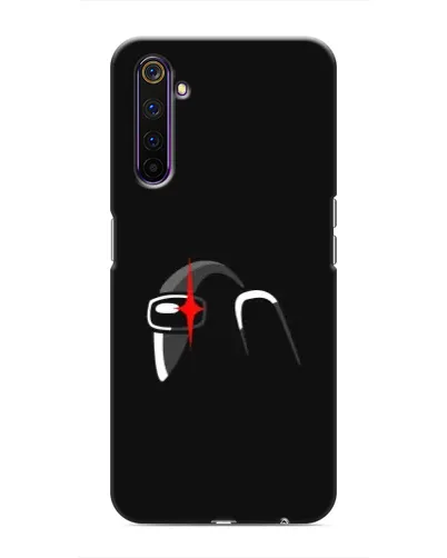 Чехол для Realme 6 Pro с картинкой «Among Us шлем»