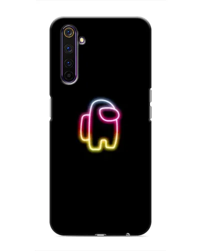 Чехол для Realme 6 Pro с картинкой «Among Us градиент»