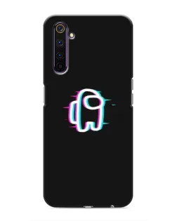 Чехол для Realme 6 Pro с картинкой «Among Us неон»