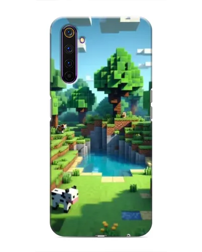 Чехол для Realme 6 Pro с картинкой «Minecraft летний день» Чехол для Realme 6 Pro с картинкой «Minecraft летний день»