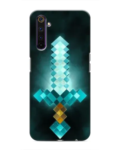 Чехол для Realme 6 Pro с картинкой «Алмазный меч неон» Чехол для Realme 6 Pro с картинкой «Алмазный меч неон»